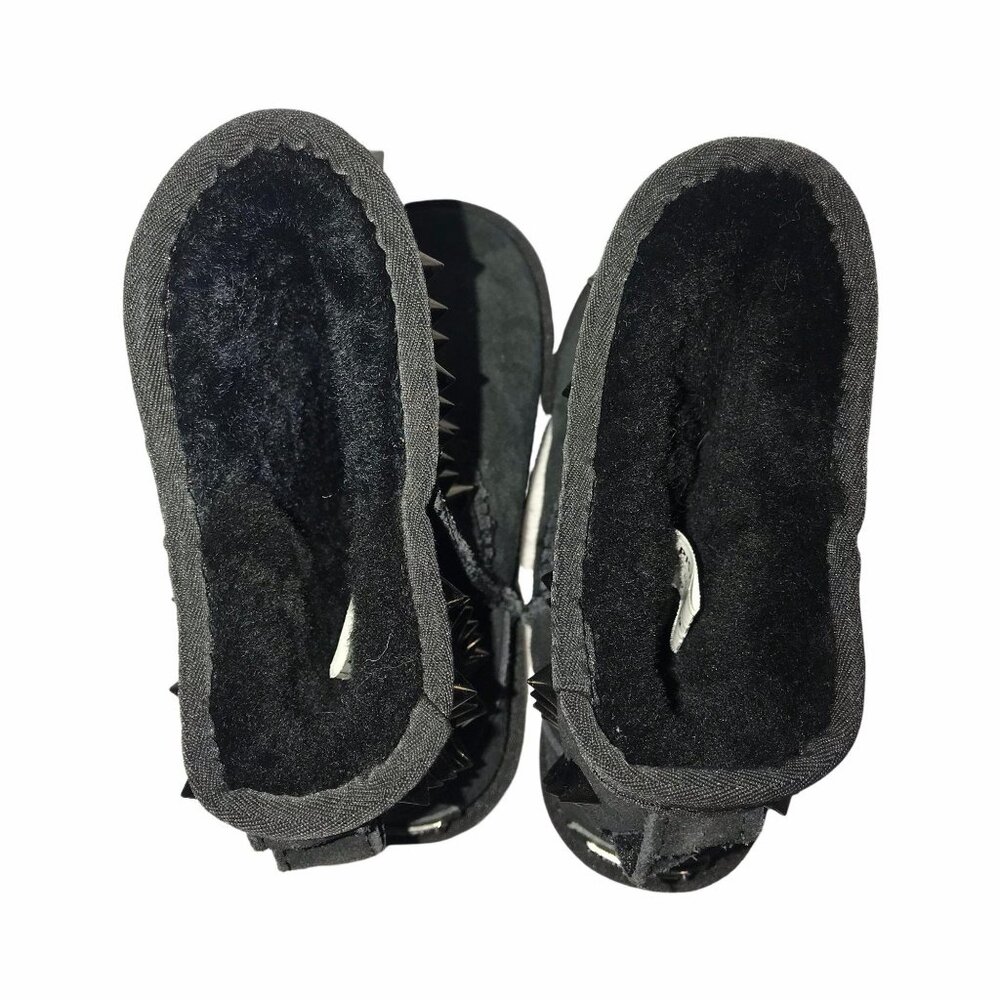 READ Rare Australia Luxe Collective Studded Leather Boots Toddler Girls 11 Black - Picture 9 of 11